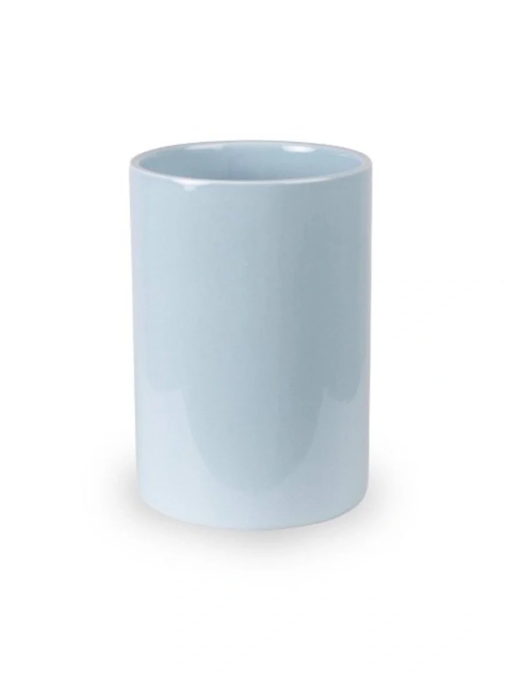 New! Le Bain Paris Ceramic Jar - Light Blue, approx 7” tall, Target Bullseye